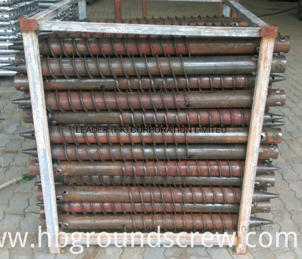 Helical Ground Screw Drilling